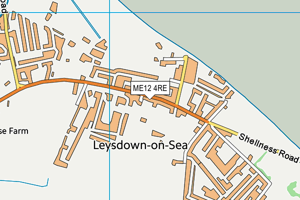 ME12 4RE map - OS VectorMap District (Ordnance Survey)