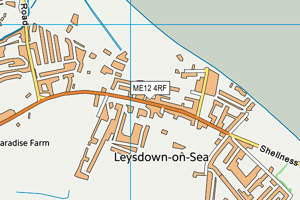 ME12 4RF map - OS VectorMap District (Ordnance Survey)