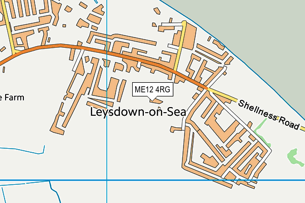 ME12 4RG map - OS VectorMap District (Ordnance Survey)