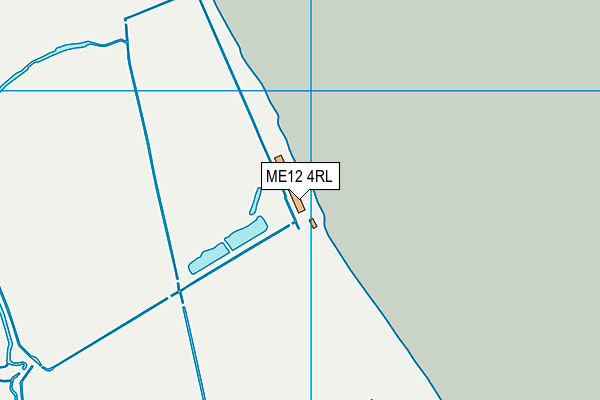 ME12 4RL map - OS VectorMap District (Ordnance Survey)