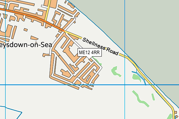ME12 4RR map - OS VectorMap District (Ordnance Survey)