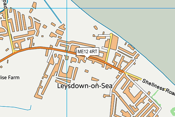 ME12 4RT map - OS VectorMap District (Ordnance Survey)