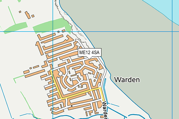 ME12 4SA map - OS VectorMap District (Ordnance Survey)