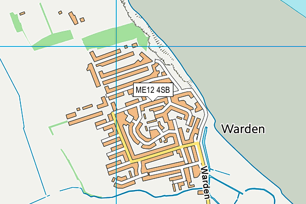 ME12 4SB map - OS VectorMap District (Ordnance Survey)