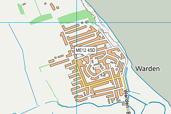 ME12 4SD map - OS VectorMap District (Ordnance Survey)