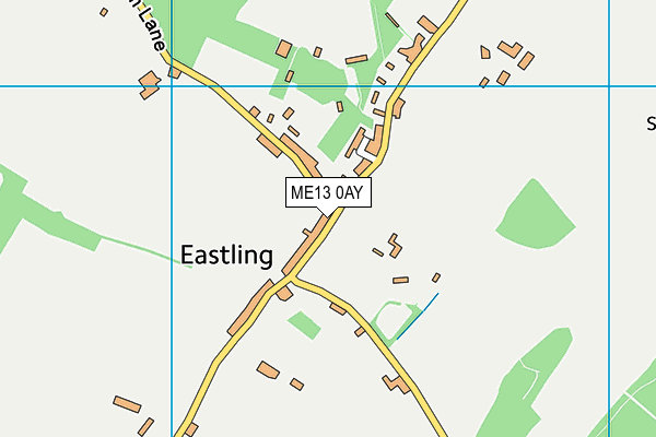 ME13 0AY map - OS VectorMap District (Ordnance Survey)
