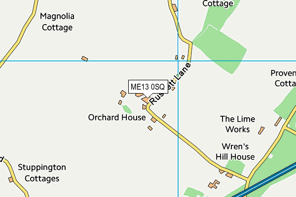 ME13 0SQ map - OS VectorMap District (Ordnance Survey)