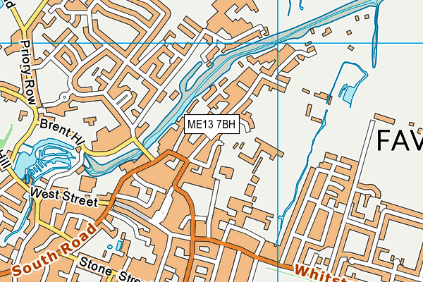 ME13 7BH map - OS VectorMap District (Ordnance Survey)