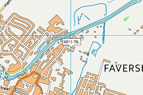 ME13 7BL map - OS VectorMap District (Ordnance Survey)