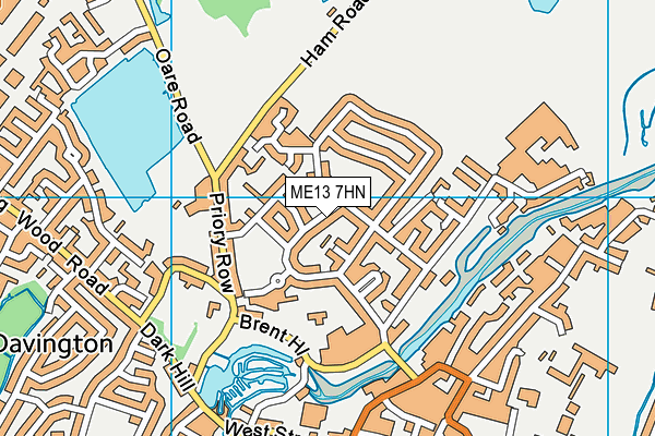 ME13 7HN map - OS VectorMap District (Ordnance Survey)