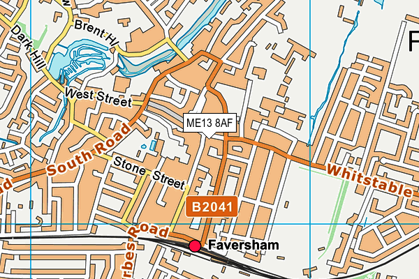Map of FAVERSHAM MECHANICAL ENGINEERING LIMITED at district scale