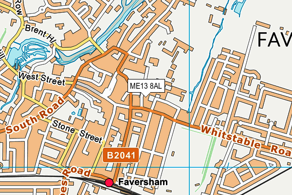 ME13 8AL map - OS VectorMap District (Ordnance Survey)