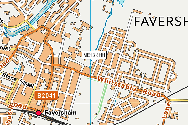 ME13 8HH map - OS VectorMap District (Ordnance Survey)