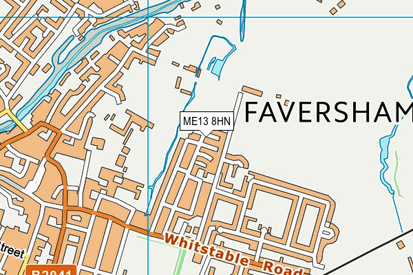 ME13 8HN map - OS VectorMap District (Ordnance Survey)