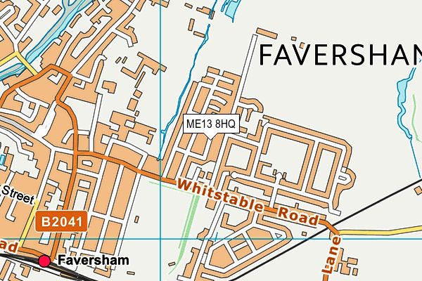 ME13 8HQ map - OS VectorMap District (Ordnance Survey)