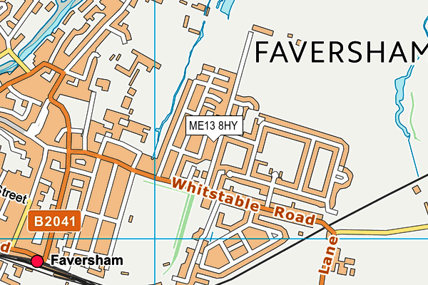 ME13 8HY map - OS VectorMap District (Ordnance Survey)