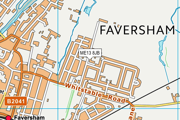 ME13 8JB map - OS VectorMap District (Ordnance Survey)