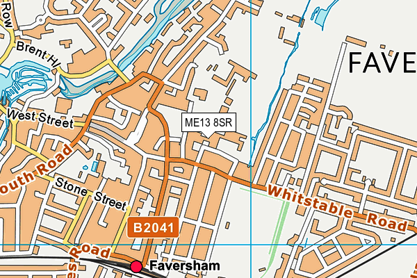 ME13 8SR map - OS VectorMap District (Ordnance Survey)