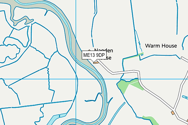 ME13 9DP map - OS VectorMap District (Ordnance Survey)