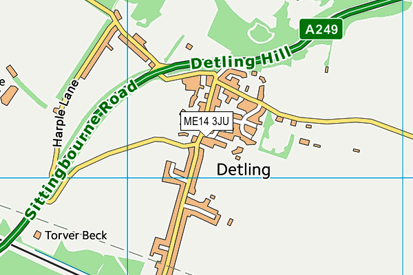 Map of DETLING COMMUNITY INTEREST COMPANY at district scale