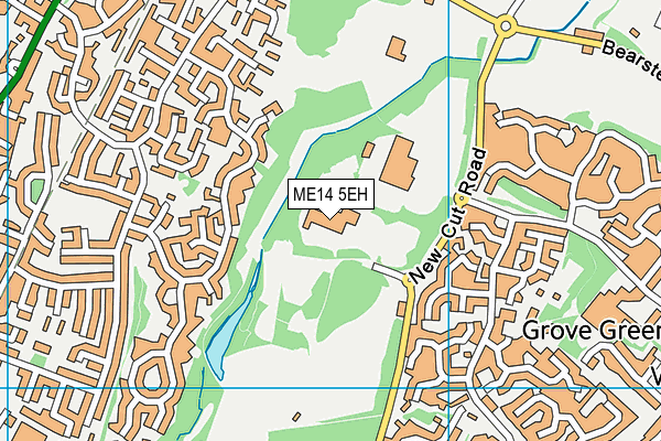 ME14 5EH map - OS VectorMap District (Ordnance Survey)