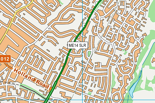 ME14 5LR map - OS VectorMap District (Ordnance Survey)