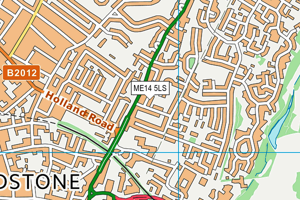 ME14 5LS map - OS VectorMap District (Ordnance Survey)