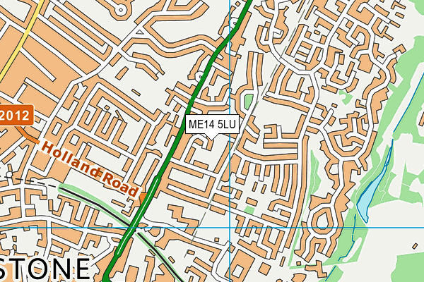 ME14 5LU map - OS VectorMap District (Ordnance Survey)