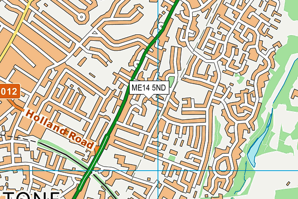 ME14 5ND map - OS VectorMap District (Ordnance Survey)