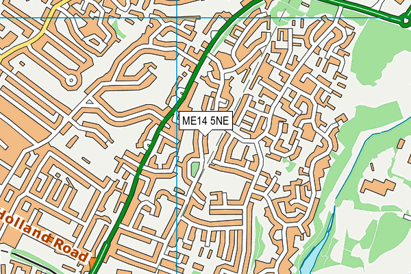 ME14 5NE map - OS VectorMap District (Ordnance Survey)
