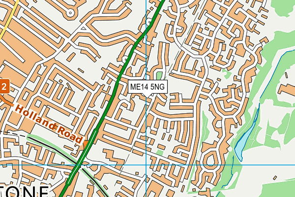 ME14 5NG map - OS VectorMap District (Ordnance Survey)
