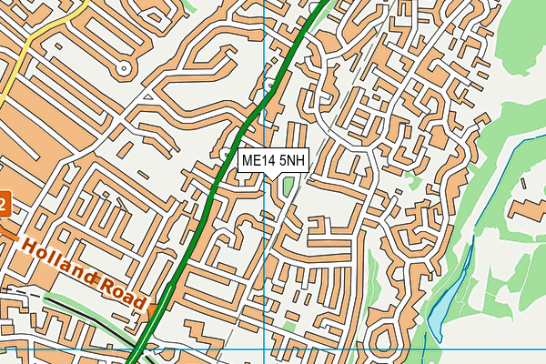 ME14 5NH map - OS VectorMap District (Ordnance Survey)