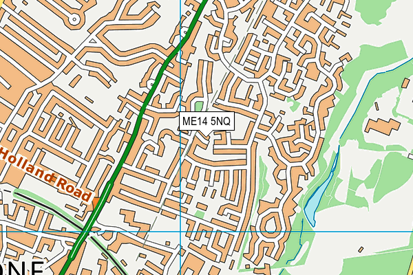 ME14 5NQ map - OS VectorMap District (Ordnance Survey)