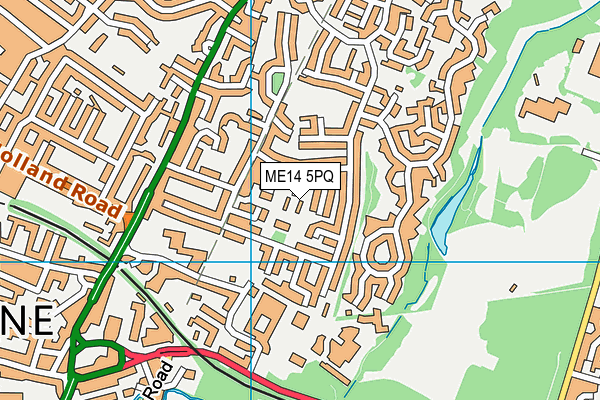 ME14 5PQ map - OS VectorMap District (Ordnance Survey)