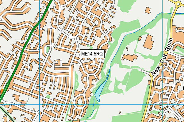 ME14 5RQ map - OS VectorMap District (Ordnance Survey)