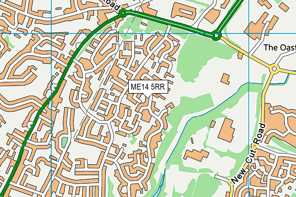 ME14 5RR map - OS VectorMap District (Ordnance Survey)