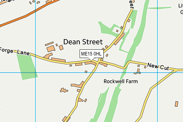 ME15 0HL map - OS VectorMap District (Ordnance Survey)