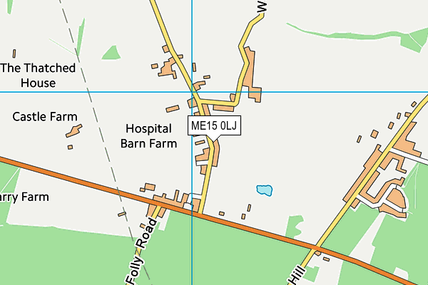 ME15 0LJ map - OS VectorMap District (Ordnance Survey)