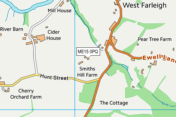 ME15 0PQ map - OS VectorMap District (Ordnance Survey)