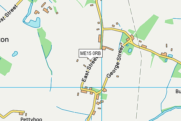 ME15 0RB map - OS VectorMap District (Ordnance Survey)