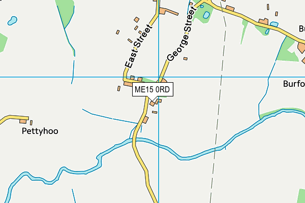 ME15 0RD map - OS VectorMap District (Ordnance Survey)
