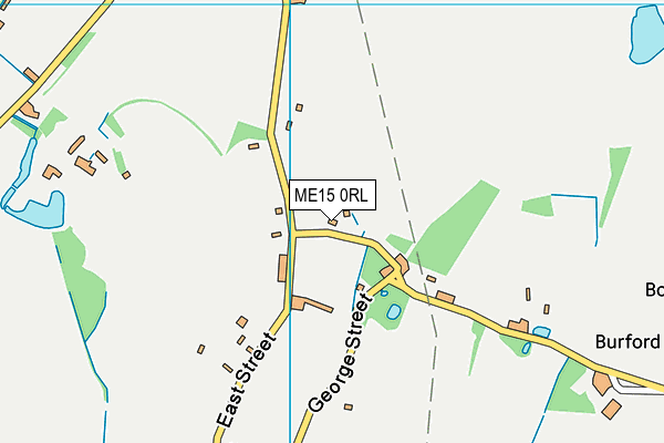 ME15 0RL map - OS VectorMap District (Ordnance Survey)