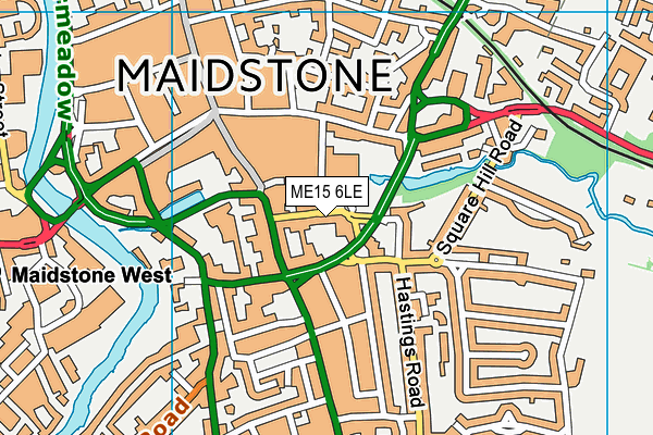 Map of ASPIRATION MAIDSTONE LIMITED at district scale