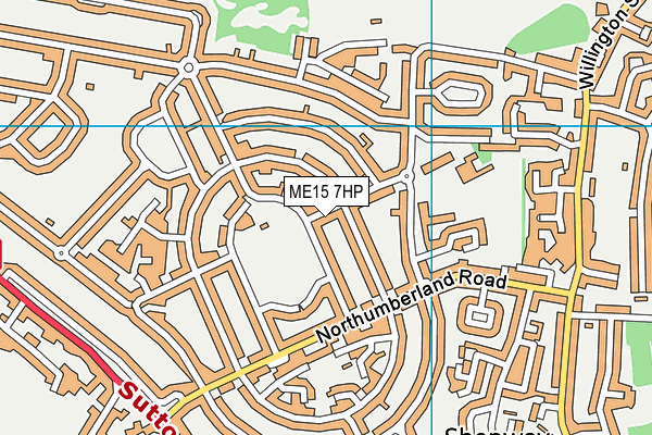 ME15 7HP map - OS VectorMap District (Ordnance Survey)
