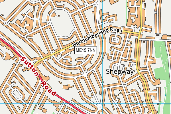 ME15 7NN map - OS VectorMap District (Ordnance Survey)