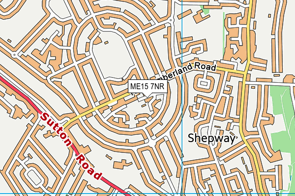 ME15 7NR map - OS VectorMap District (Ordnance Survey)