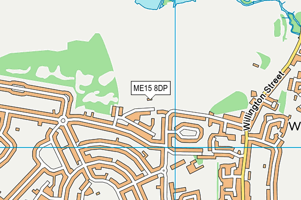 ME15 8DP map - OS VectorMap District (Ordnance Survey)