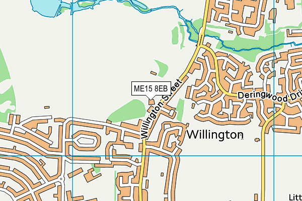 ME15 8EB map - OS VectorMap District (Ordnance Survey)