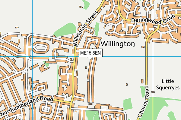 ME15 8EN map - OS VectorMap District (Ordnance Survey)