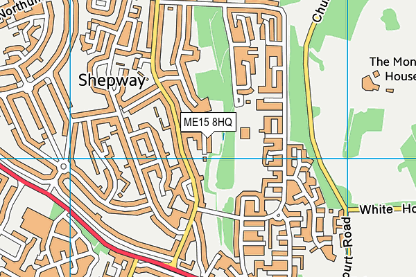 ME15 8HQ map - OS VectorMap District (Ordnance Survey)